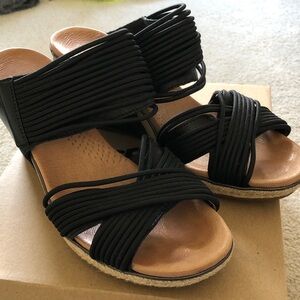 Ugg Black Strappy Sandals